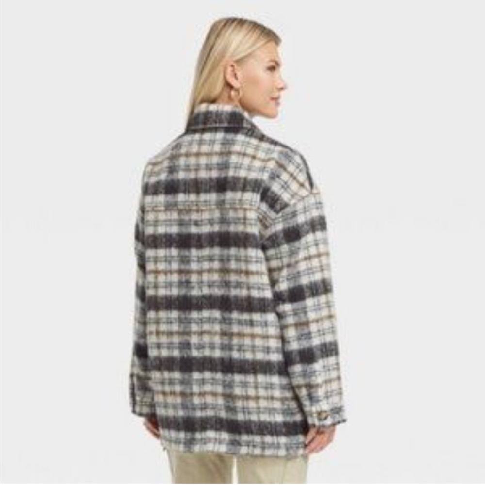 Universal Thread Plaid Shacket - Picture 2 of 3